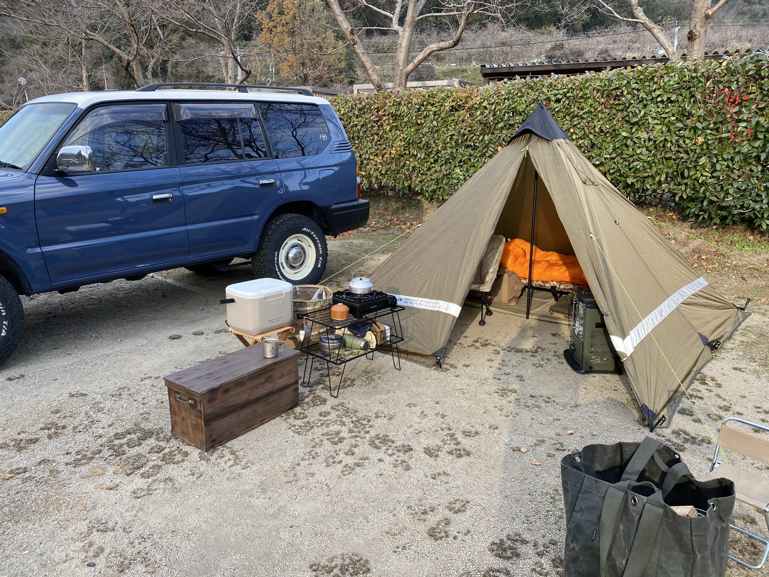 冬キャンプ装備